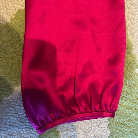 Diane Von Furstenberg pink silk wrap blouse - VERY NICE! size 6 - Picture 3 of 8